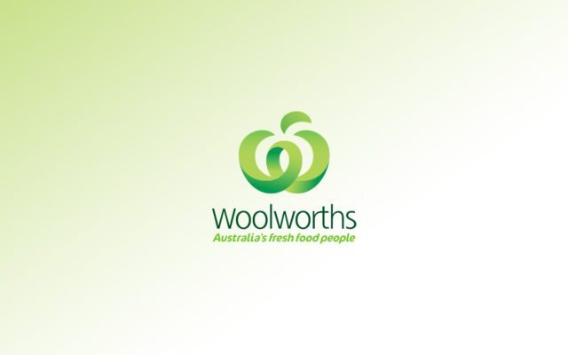 Woolworths logo with green gradient background - one of our culture alignment clients